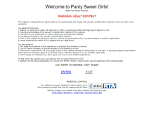 Tablet Screenshot of pantysweetgirls.com